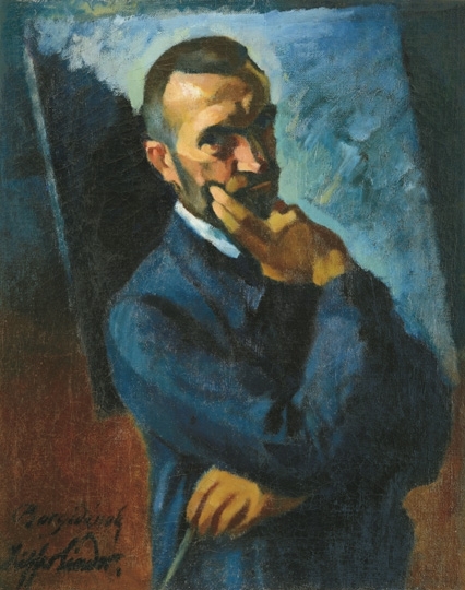Ziffer Sándor (1880-1962) Önarckép, 1920-as évek
