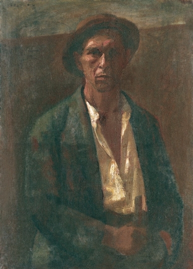 Czigány Dezső (1883-1938) Önarckép, 1919 körül
