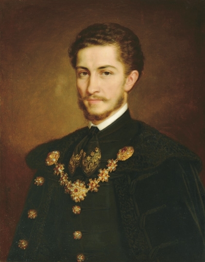 Barabás Miklós (1810-1898) Férfi portré, 1875