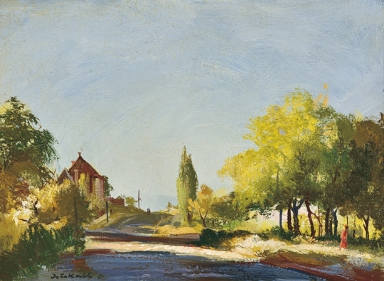 Istókovits Kálmán (1898-1990) Landscape of Buda, 1956