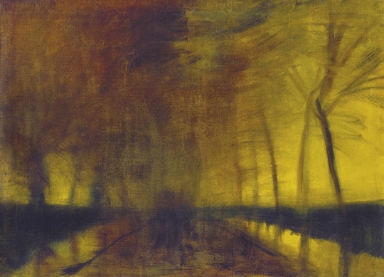 Mednyánszky László (1852-1919) Forest in Twilight