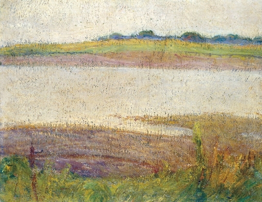 Tornyai János (1869-1936) Inland water on the Lowland