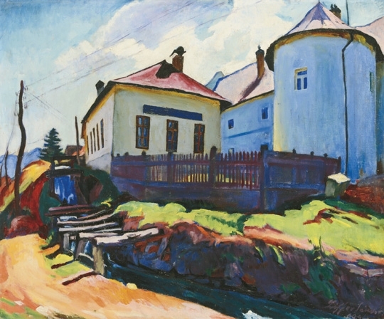 Ziffer Sándor (1880-1962) The Building of the Mint in Baia-Mare, 1934
