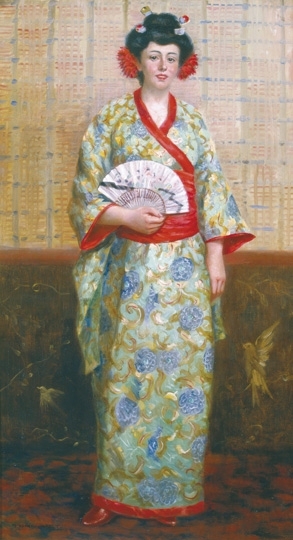 Tornai Gyula (1851-1928) Geisha