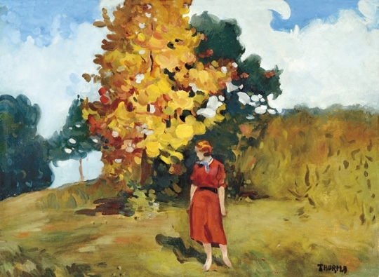 Thorma János (1870-1937) Autumn in Baia-Mare