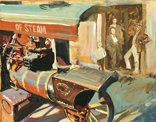Csernus Tibor (1927-2007) Steam-engine