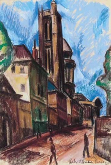 Perlrott-Csaba Vilmos (1880-1955) Street in Paris, 1926