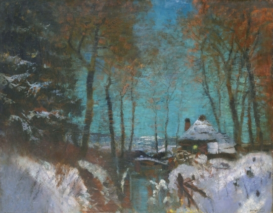 Mednyánszky László (1852-1919) Winter land, bewteen 1905 and 1910