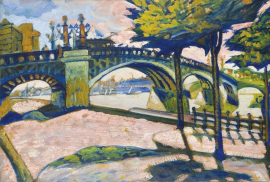 Scheiber Hugó (1873-1950) Margit bridge, 1921-1922
