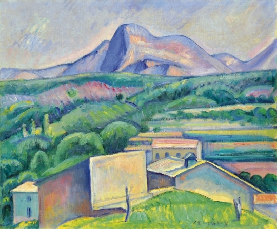 Czigány Dezső (1883-1938) Landscape in Southern France, 1926-1927