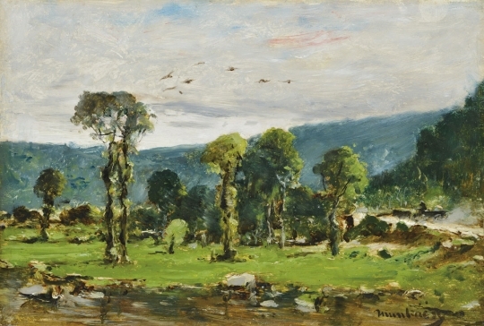 Munkácsy Mihály (1844-1900) Landscape, between 1880-1885