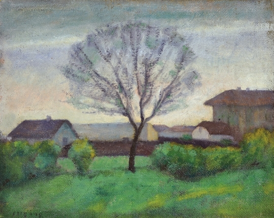 Czigány Dezső (1883-1938) Early Spring twilight