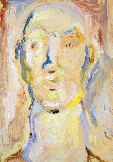Tóth Menyhért (1904-1980) Bohócfej, 1968