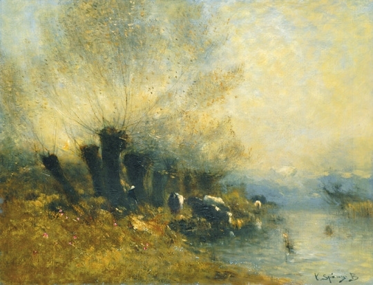 K. Spányi Béla (1852-1914) Twilight