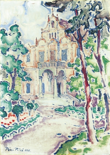 Pécsi Pilch Dezső (1888-1949) Castle park, 1928