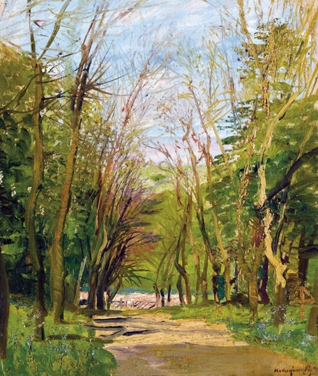 Mednyánszky László (1852-1919) Path in the forest
