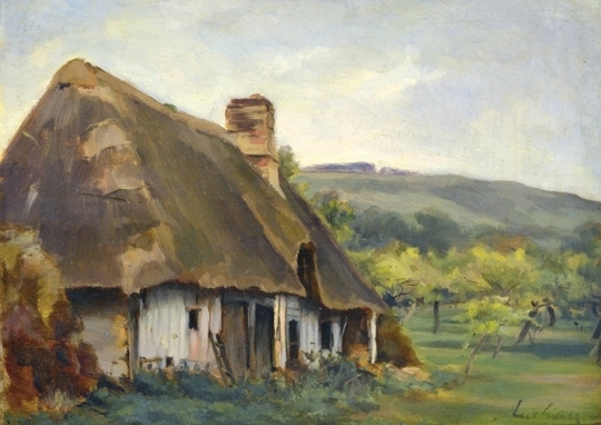 Luchian, Ștefan (1868-1916) Kunyhó a domboldalon