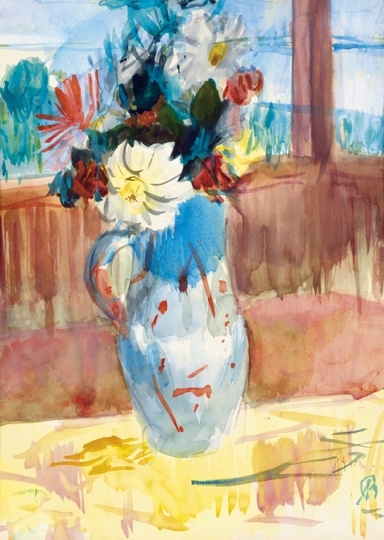 Bernáth Aurél (1895-1982) Still-life with flowers