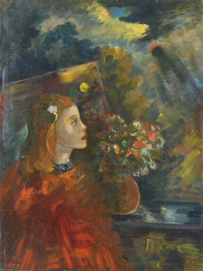 Klie Zoltán (1897-1992) Moonlight, 1957