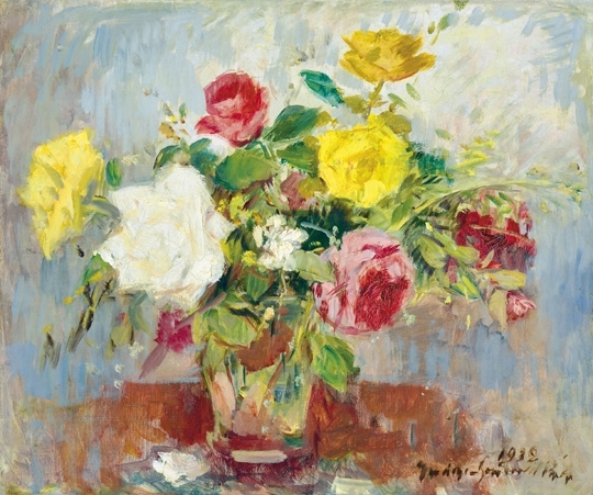 Iványi Grünwald Béla (1867-1940) Roses, 1938
