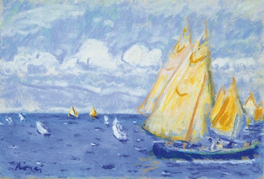 Rippl-Rónai József (1861-1927) Sailboats
