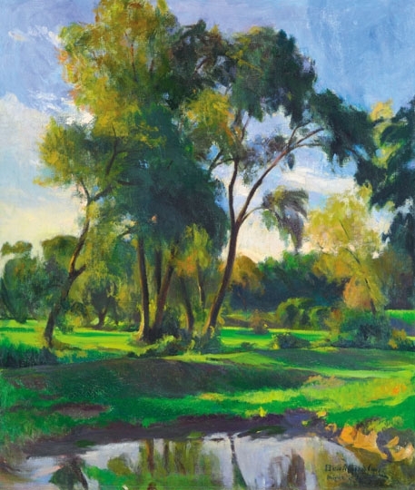 Benkhard Ágost (1882-1961) Park, 1930