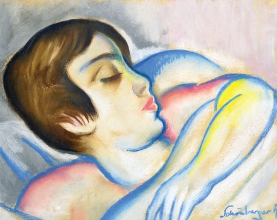 Schönberger Armand (1885-1974) Sleeping girl