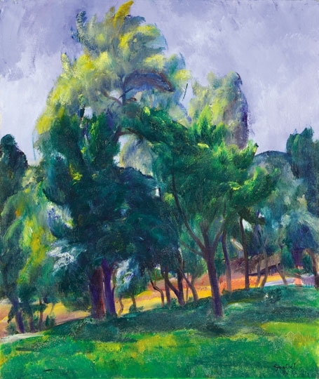 Paizs Goebel Jenő (1899-1944) Deciduous trees, 1926