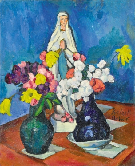 Perlrott-Csaba Vilmos (1880-1955) Spring flowers