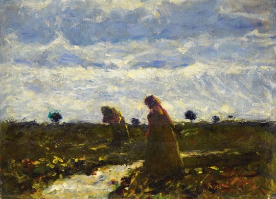 Koszta József (1861-1949) Summer in the Great Plains