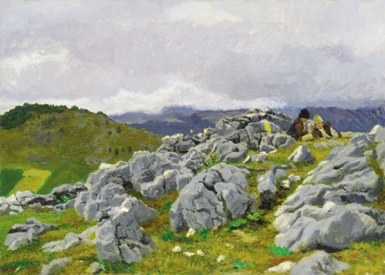 Glatz Oszkár (1872-1958) Rocky landscape (Izvora)