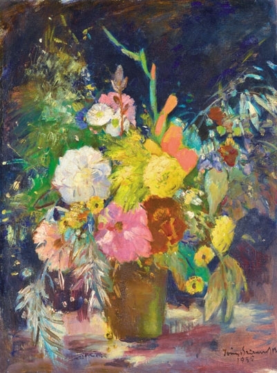 Iványi Grünwald Béla (1867-1940) Flower still life, 1935