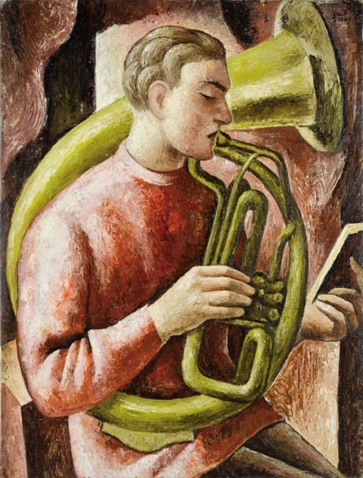 Gábor Jenő (1893-1968) Trumpeter, 1932