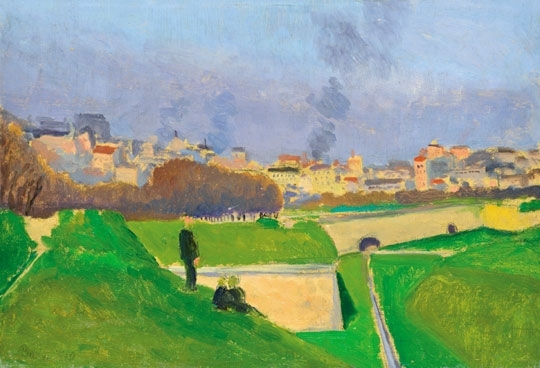 Bató József (1888-1966) Párizs, 1910