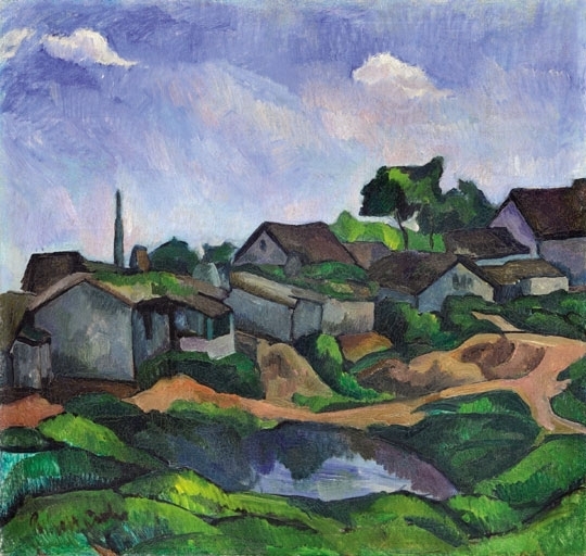 Perlrott-Csaba Vilmos (1880-1955) Hillside