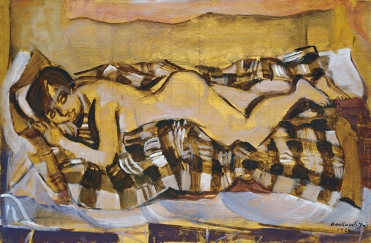 Derkovits Gyula (1894-1934) Lying female nude, 1929