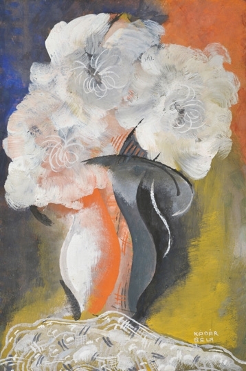 Kádár Béla (1877-1956) Still-life with flowers