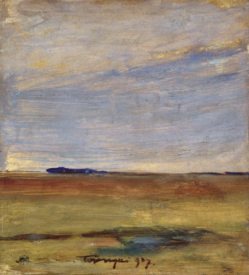 Tornyai János (1869-1936) View of the lowlands, 1907