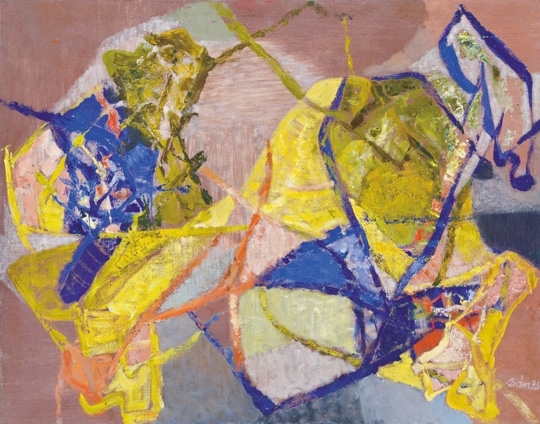Bán Béla (1909-1972) Abstract composition