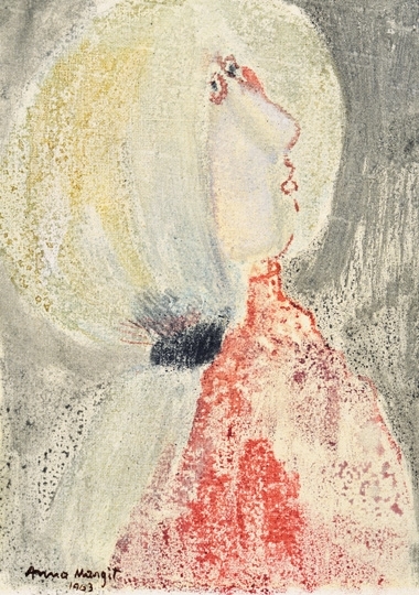 Anna Margit (1913-1991) Girl in a red turtleneck, 1963