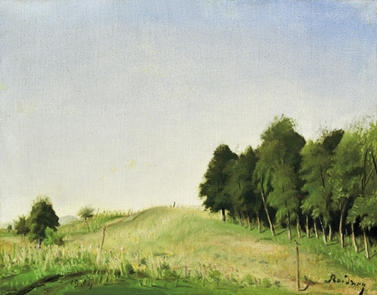Rudnay Gyula (1878-1957) Landscape in Bábony, 1934