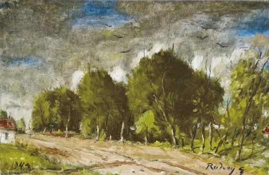 Rudnay Gyula (1878-1957) View of Bábony, 1949