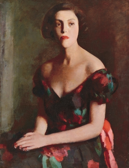 Hatvany Ferenc (1881-1958) Női portré