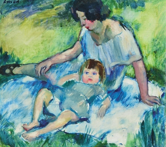 Emőd Aurél (1897-1958) Piknik