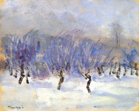 Tornyai János (1869-1936) Snowy forest