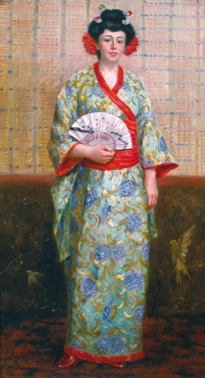 Tornai Gyula (1851-1928) Geisha