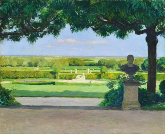 Glatz Oszkár (1872-1958) Park napsütésben, 1911