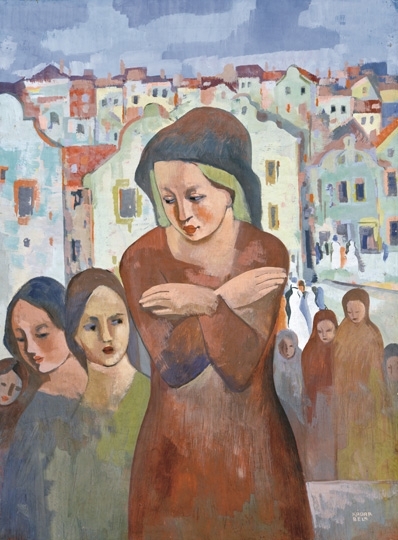 Kádár Béla (1877-1956) The ladies of the city