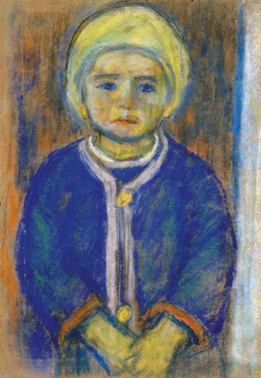 Nagy István (1873-1937) Portrait of a boy
