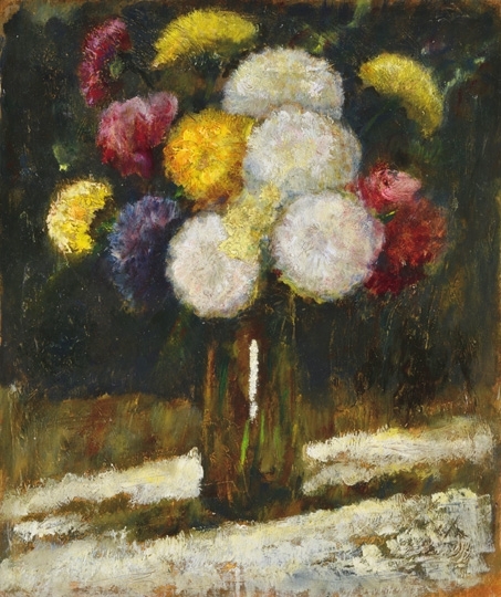 Koszta József (1861-1949) Still-life with flowers